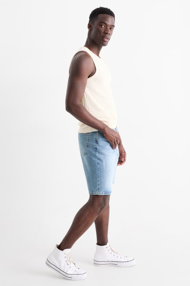 Home - Bermudes texanes - texà blau clar