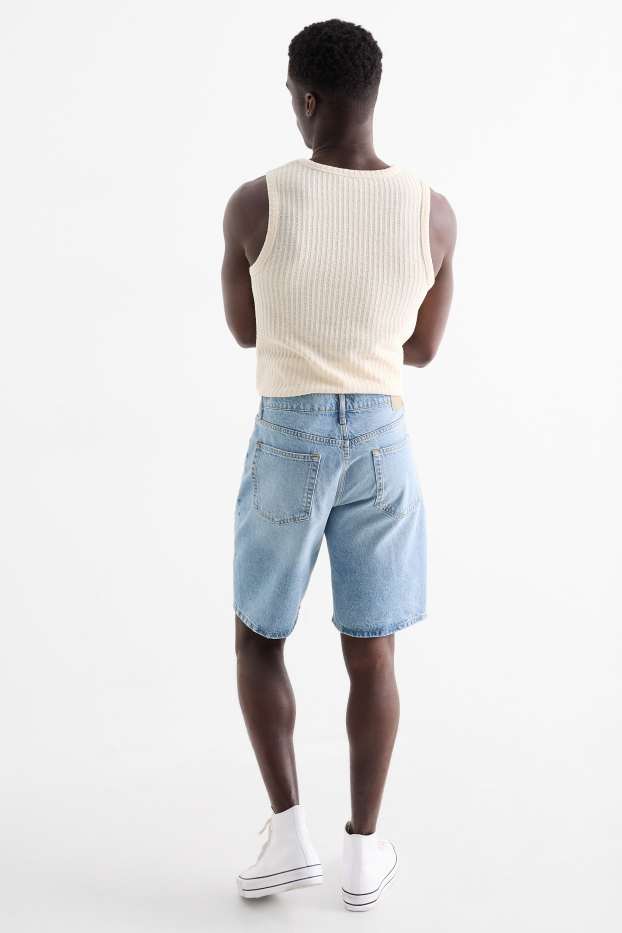 Home - Bermudes texanes - texà blau clar