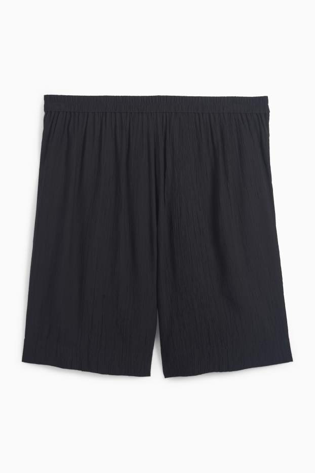 Donna - Bermuda - vita alta - nero
