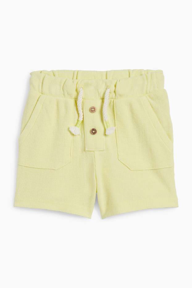 Bébés garçons - Short bébé - texturé - jaune