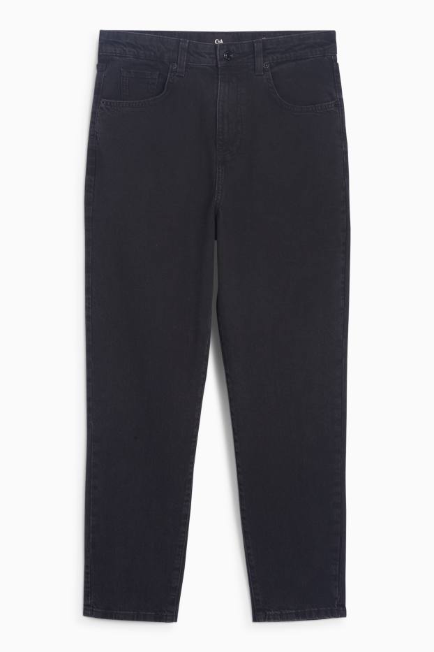 Dona - Mom Jeans - high waist - negre