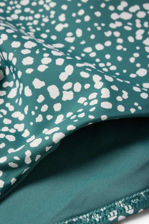 Dona - Calces de biquini - mid waist - LYCRA® XTRA LIFE™ - de piquets - verd