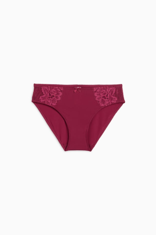 Dames - Slip - donker rose