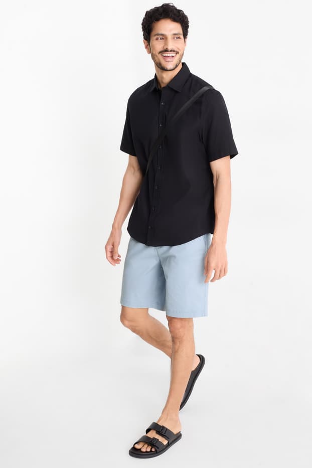 Hombre - Shorts - Flex - azul claro