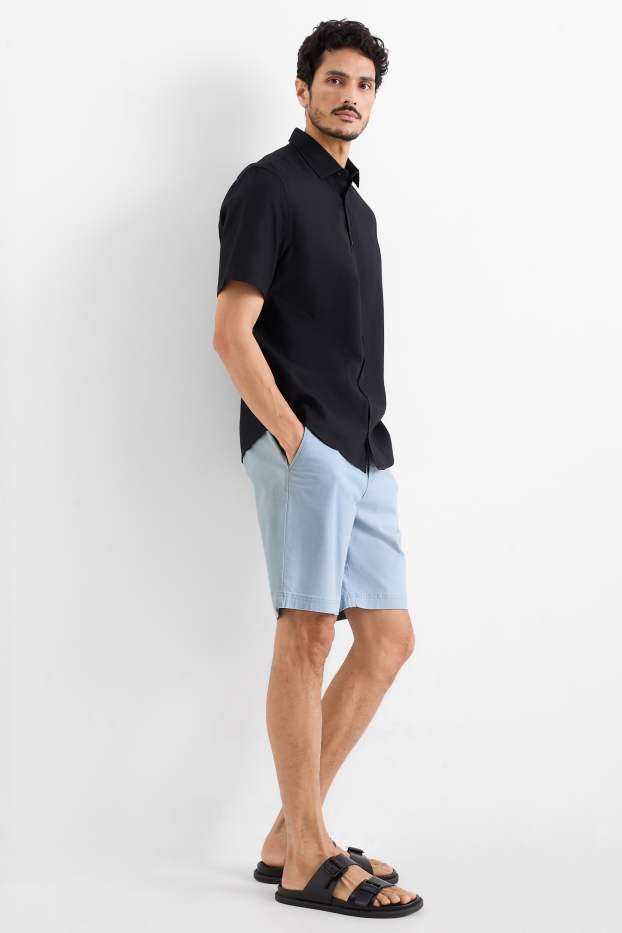 Hombre - Shorts - Flex - azul claro