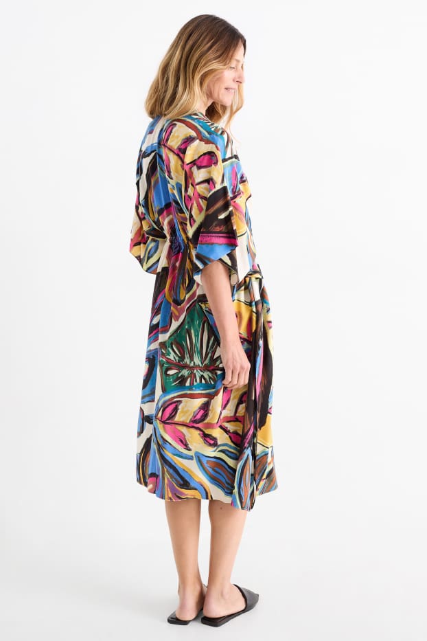 Damen - Kimono - gemustert - bunt