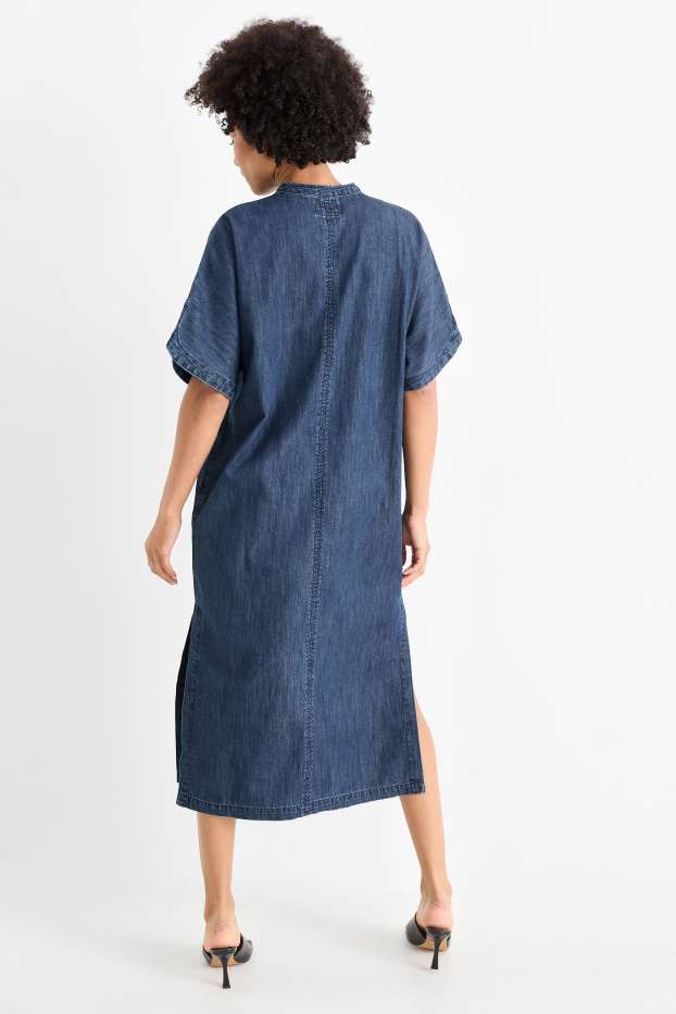 Damen - Jeans-Kaftan - dunkeljeansblau
