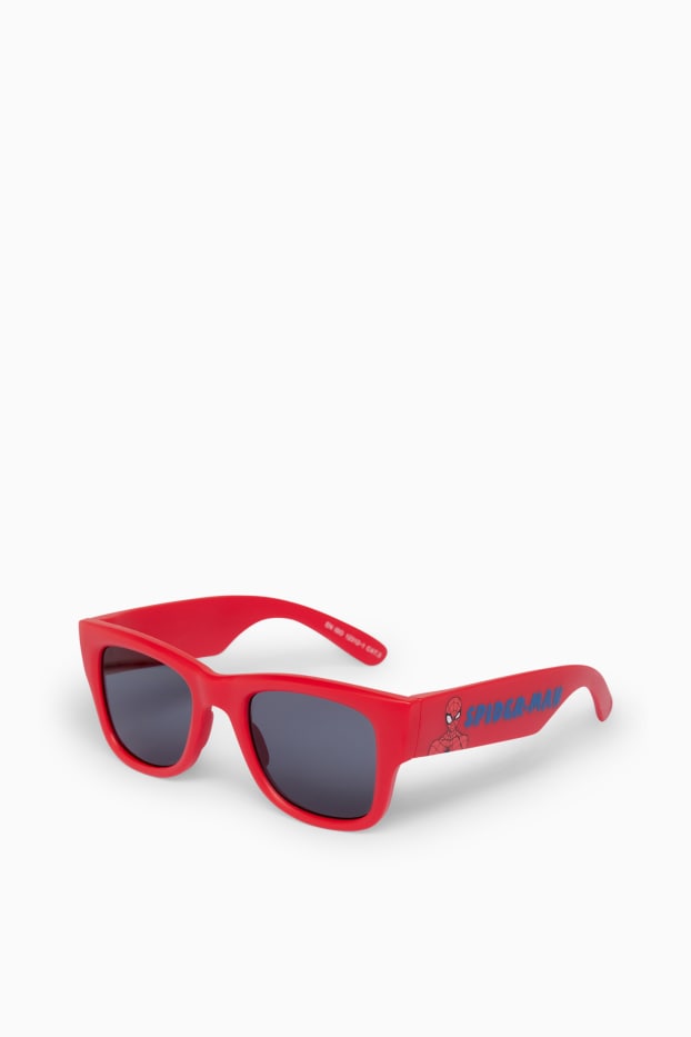 Enfants garçons - Spider-Man - lunettes de soleil - rouge foncé