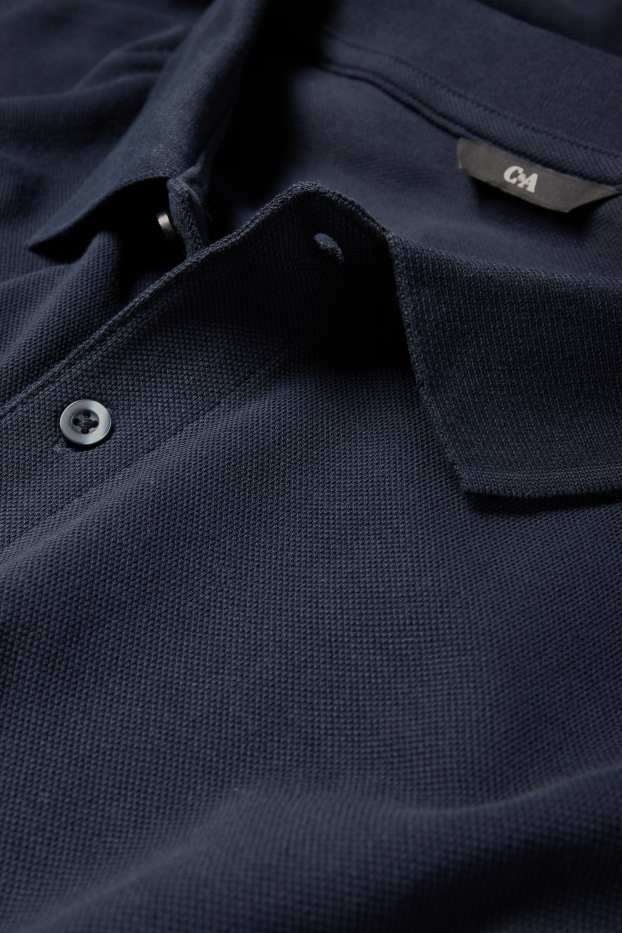 Heren - Poloshirt - donkerblauw