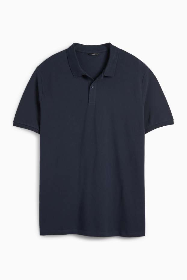 Heren - Poloshirt - donkerblauw
