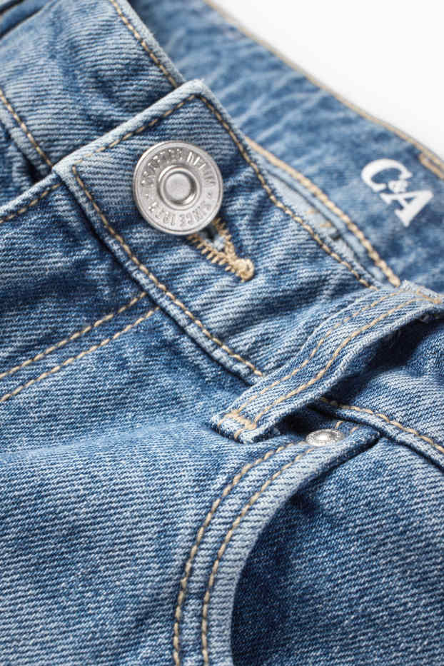 Children Girls - Denim shorts - blue denim