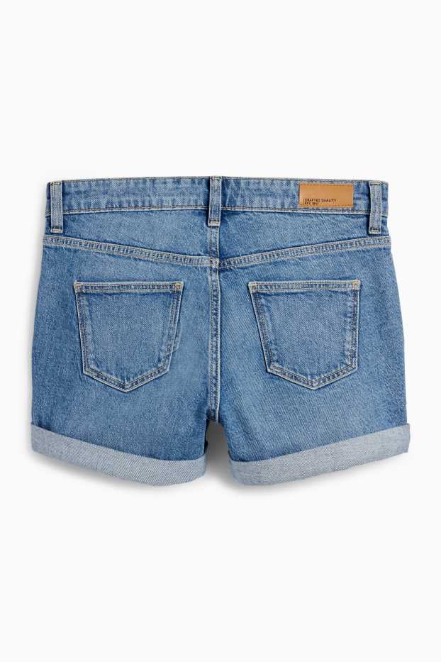 Children Girls - Denim shorts - blue denim