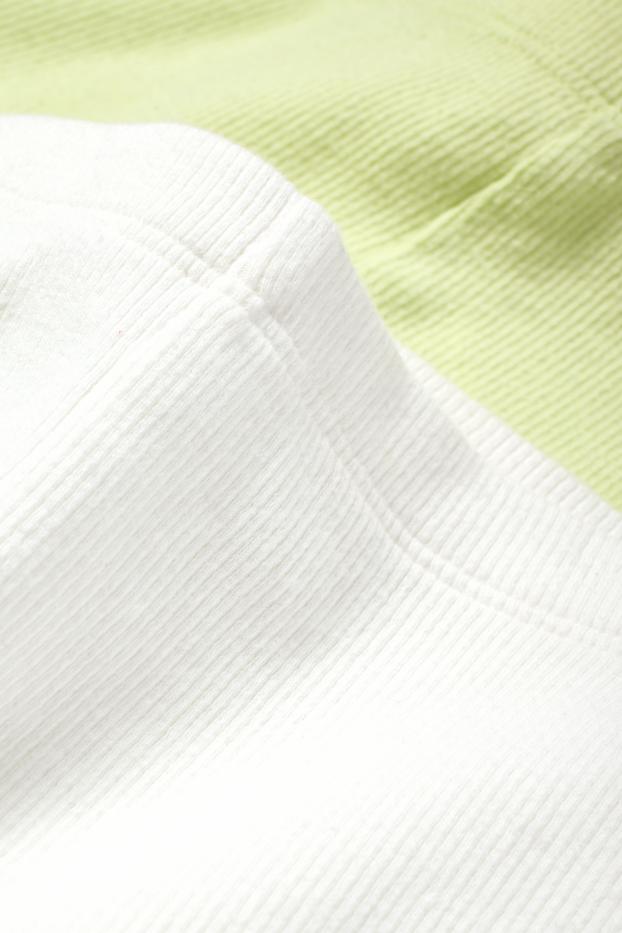 Nena - Paquet de 2 - pantalons ciclista - acanalats - verd clar