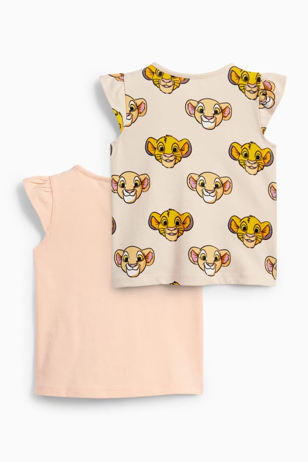 Baby Mädchen - Multipack 2er - Der König der Löwen - Baby-Kurzarmshirt - hellorange