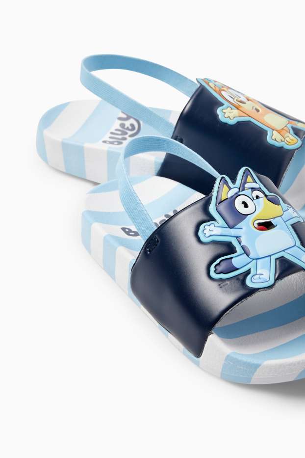 Children Boys - Bluey - beach sandals - blue / dark blue