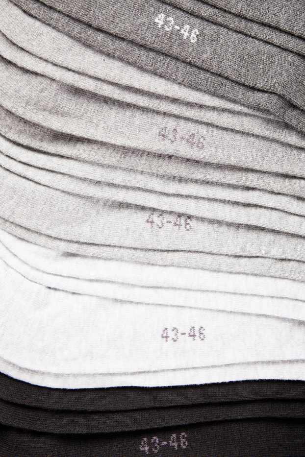 Herren - Multipack 10er - Socken - grau-melange
