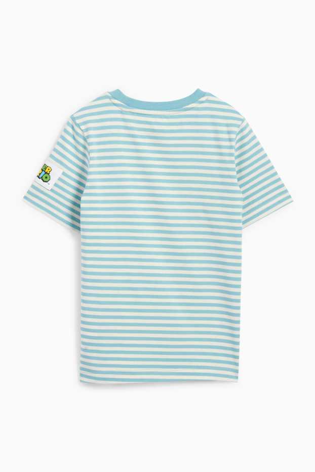 Copii - Băieți - Super Mario - tricou cu mânecă scurtă - cu dungi - turcoaz