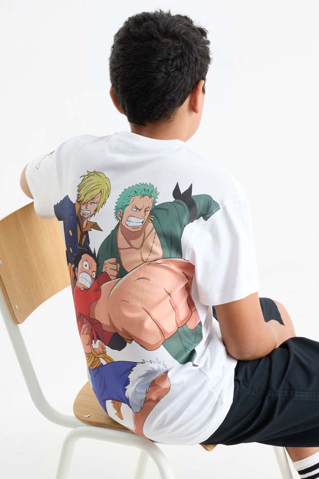 Enfants garçons - One Piece - T-shirt - blanc
