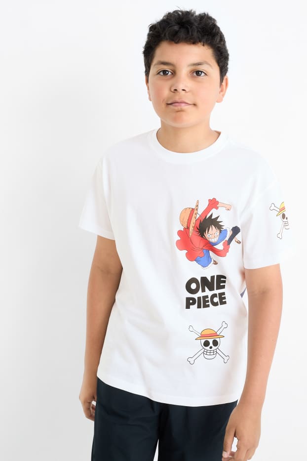 Enfants garçons - One Piece - T-shirt - blanc