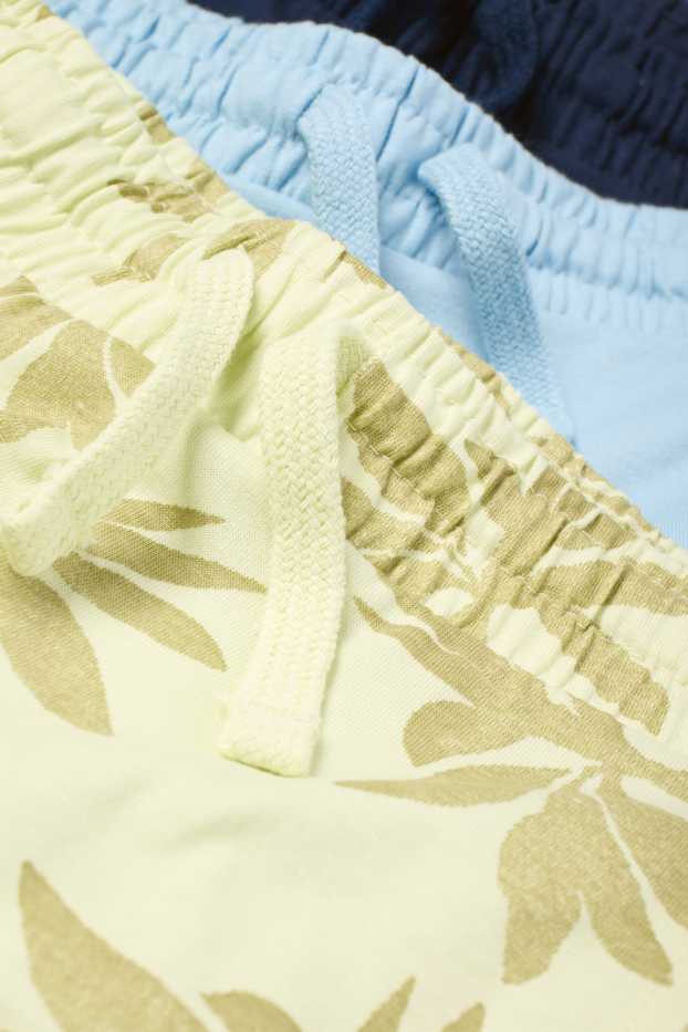 Kinder Buben - Multipack 3er - Monstertruck - Sweat-Bermudas - hellblau