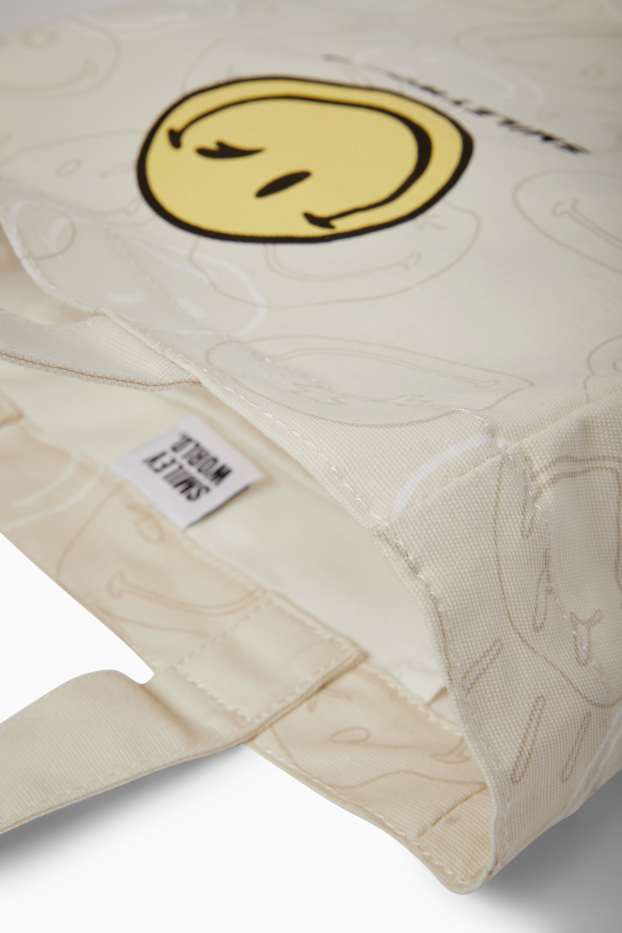 Enfants filles - Grand cabas - SmileyWorld® - beige