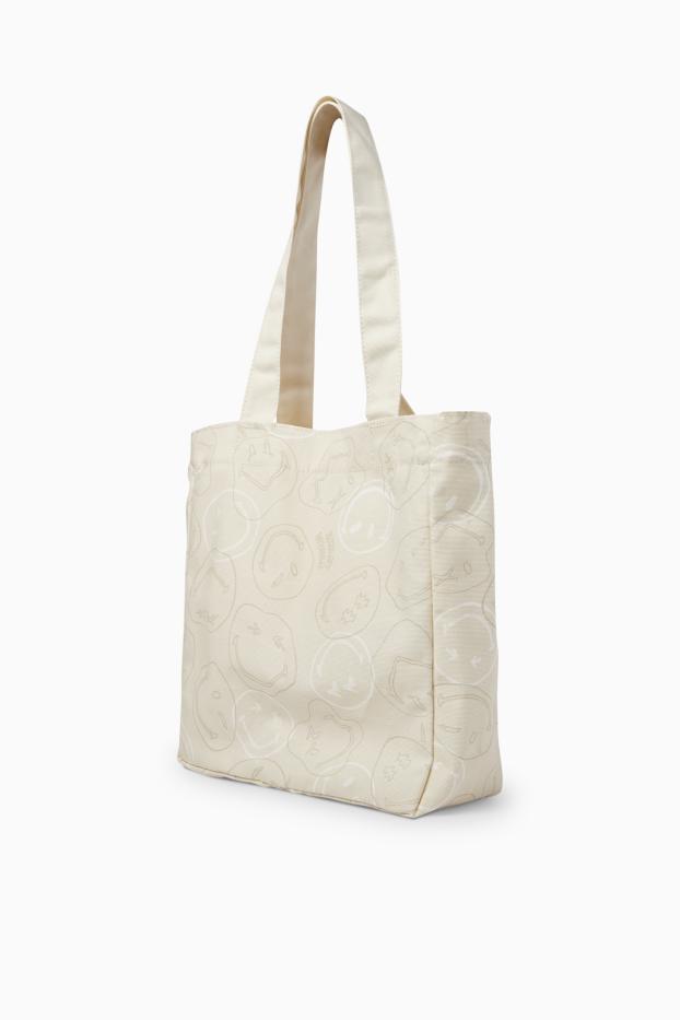 Enfants filles - Grand cabas - SmileyWorld® - beige