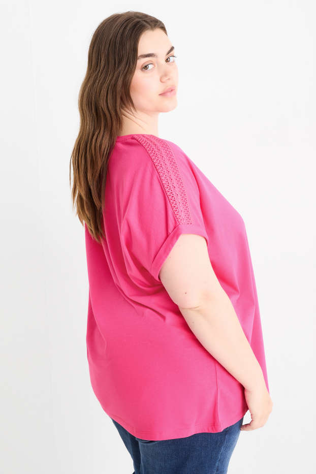 Damen - T-Shirt - pink