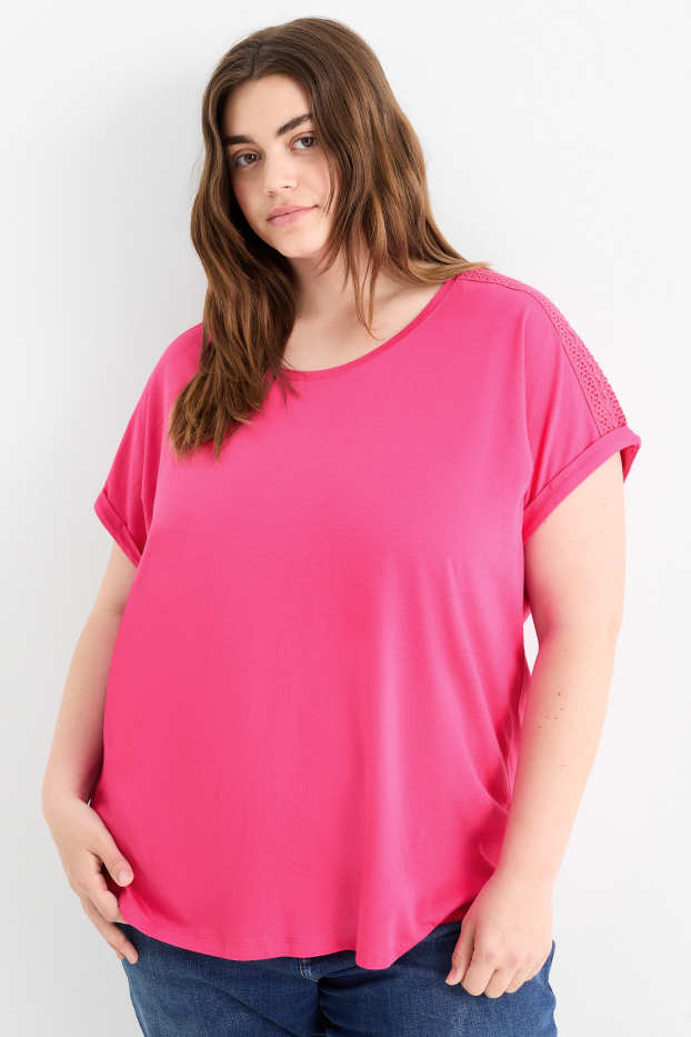 Damen - T-Shirt - pink