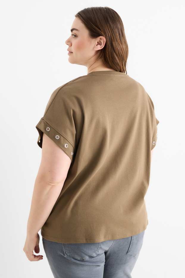 Mujer - Camiseta - regular fit - caqui