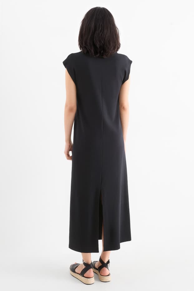 Dámské - Tričkové šaty - černá