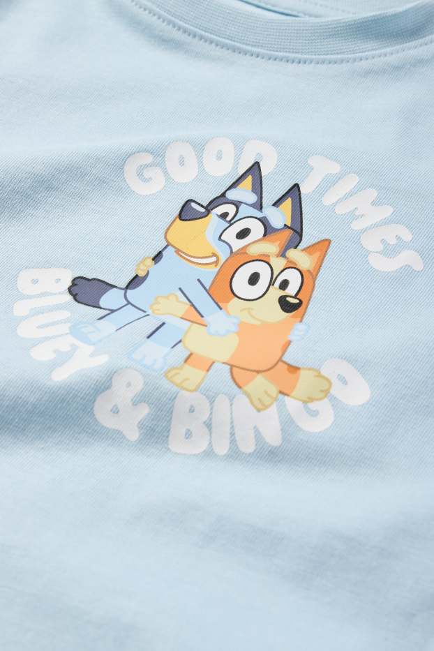 Kinderen: jongens - Bluey - T-shirt - lichtblauw