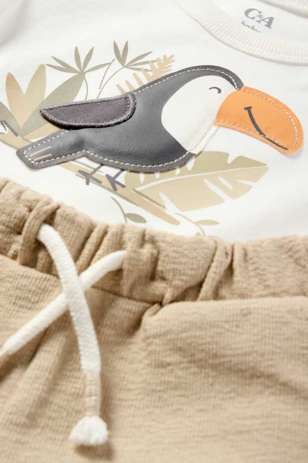 Baby Buben - Tukan - Baby-Outfit - 3 teilig - beige