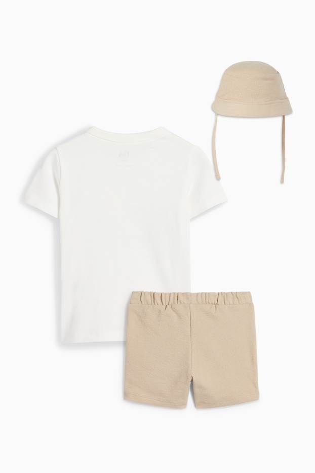 Baby Buben - Tukan - Baby-Outfit - 3 teilig - beige