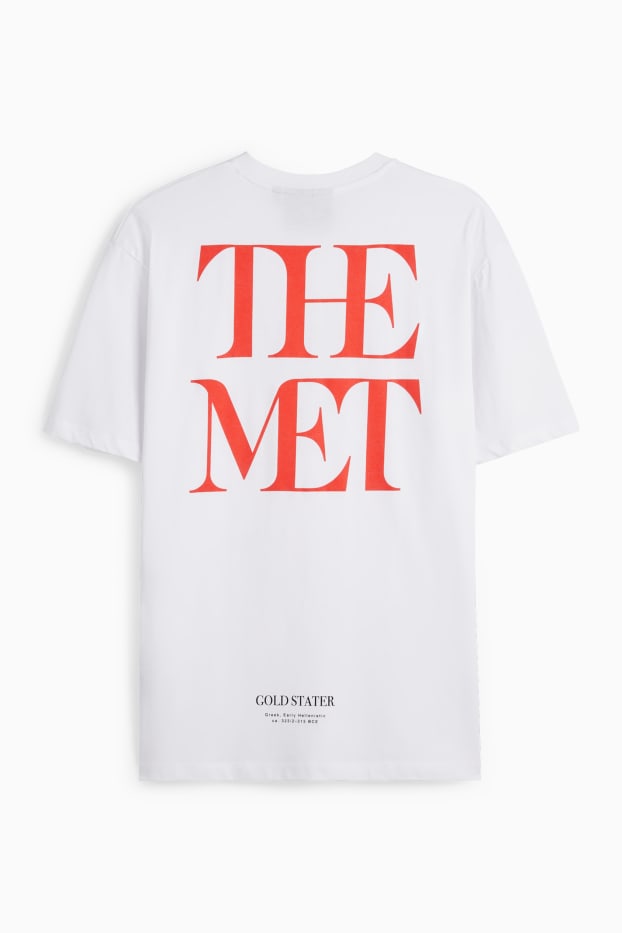 Home - Samarreta de mànigues curtes - oversized - blanc