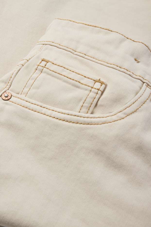 Děti - chlapci - Džínové bermudy - béžová