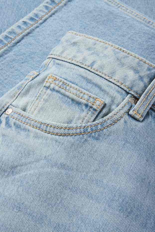 Kinderen: meisjes - Wide leg jeans - jeanslichtblauw
