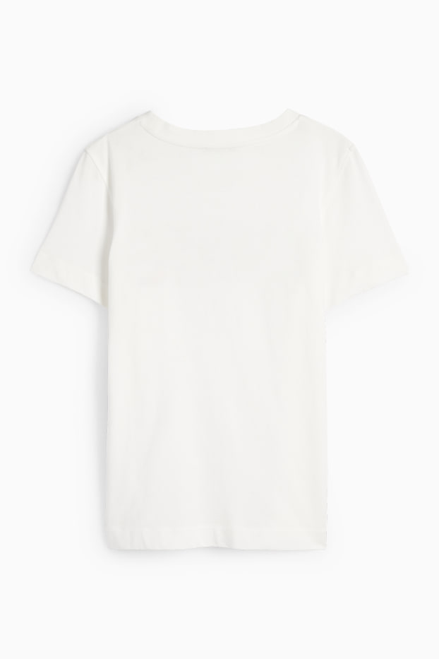 Damen - T-Shirt - Regular Fit - weiß