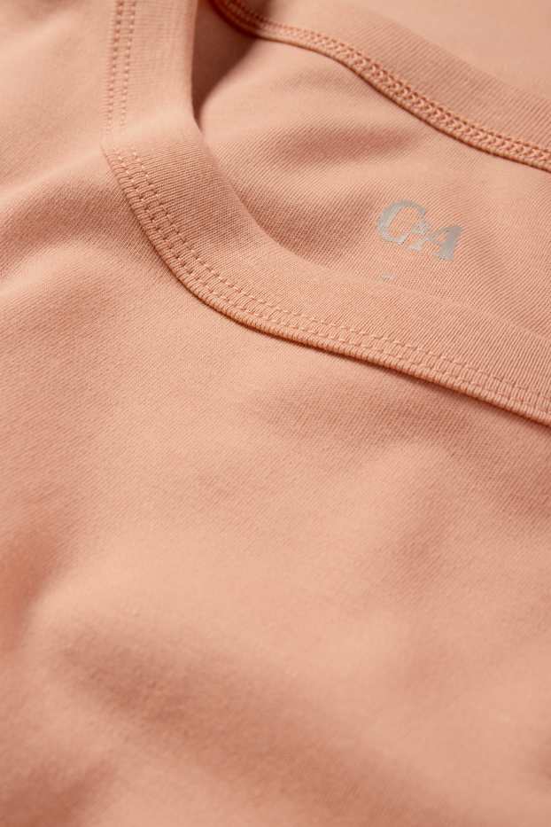 Damen - T-Shirt - Oversized - terracotta