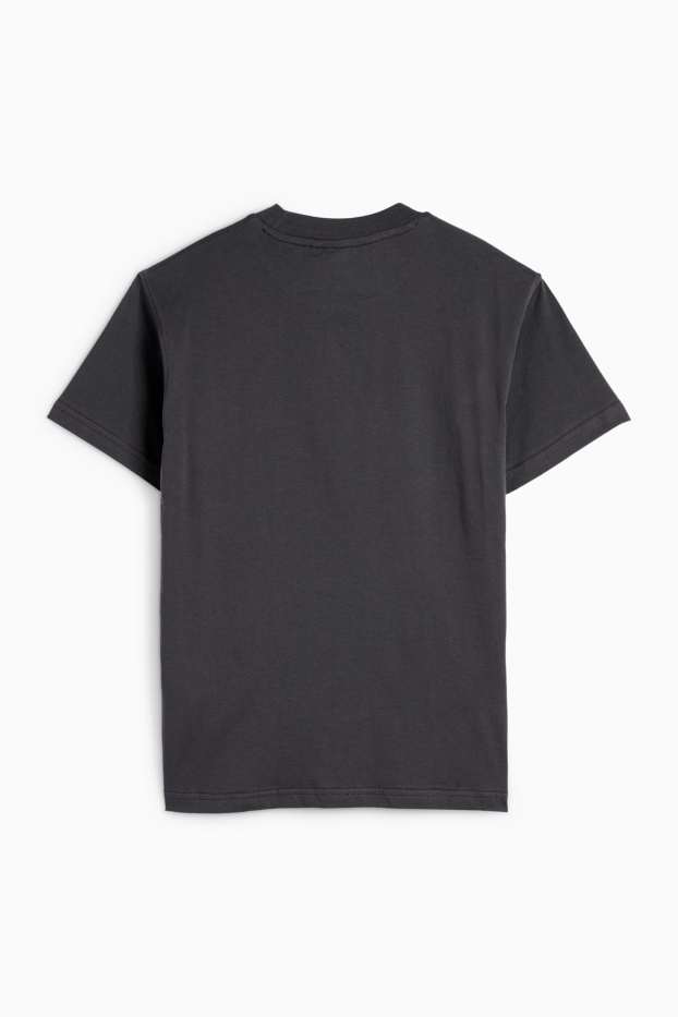 Kinder Buben - Skateboard - Kurzarmshirt - schwarz