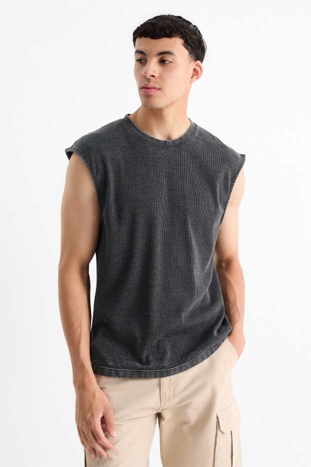 Home - Samarreta sense mànigues - de canalé - antracita