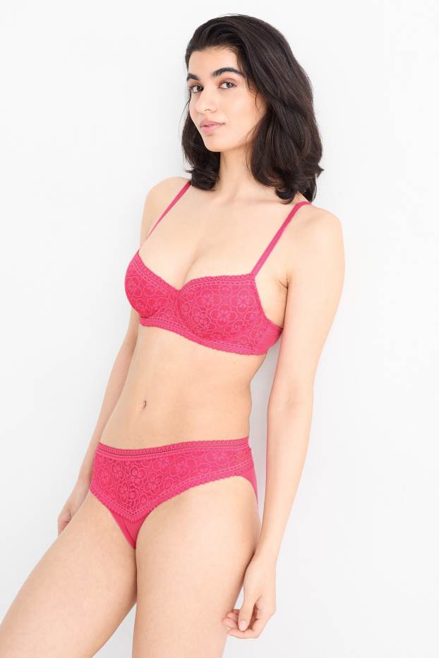 Damen - Slip - pink