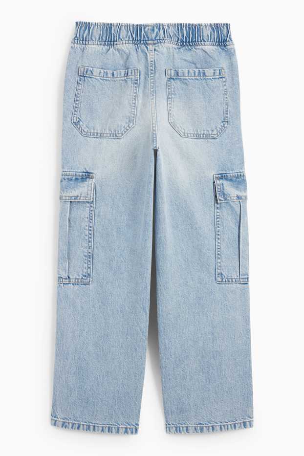 Nen - Texans cargo - texà blau clar