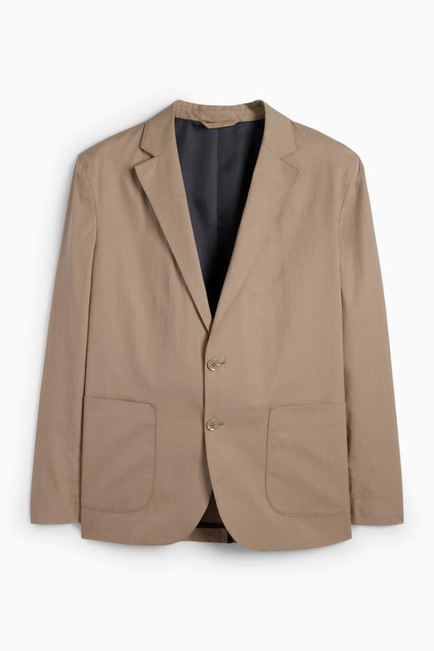 Heren - Colbert uit het combi-systeem - regular fit - taupe