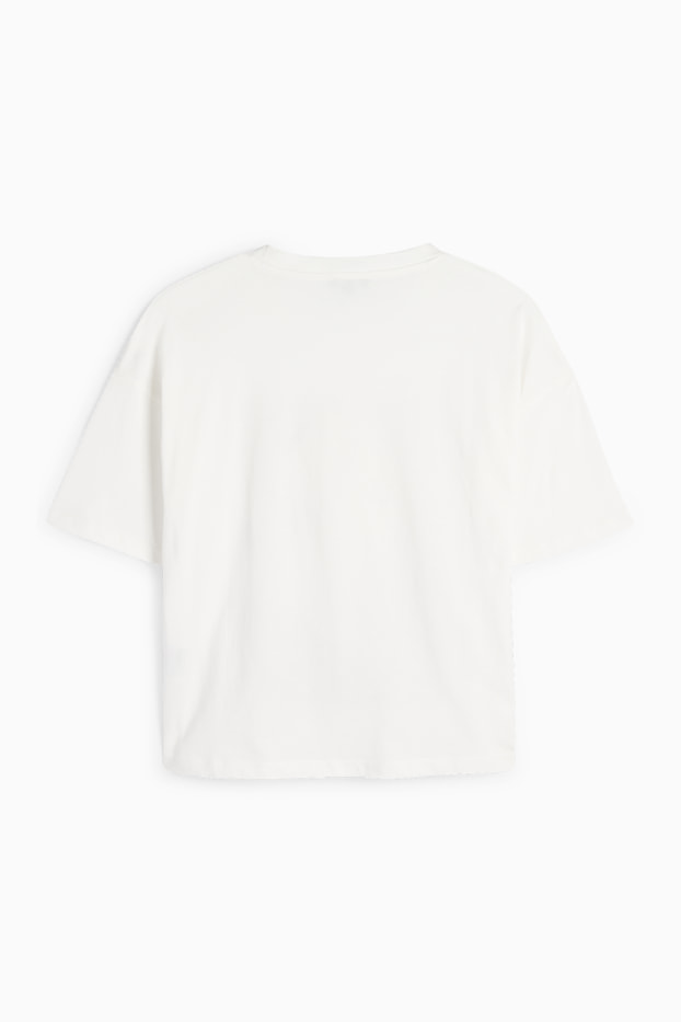 Damen - T-Shirt - Regular Fit - weiss