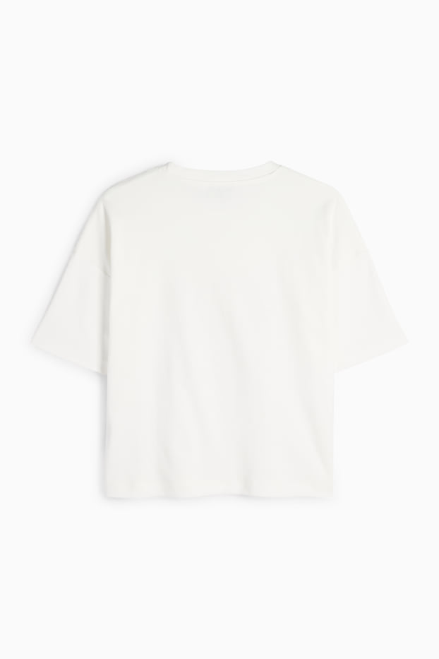 Damen - T-Shirt - Regular Fit - weiss