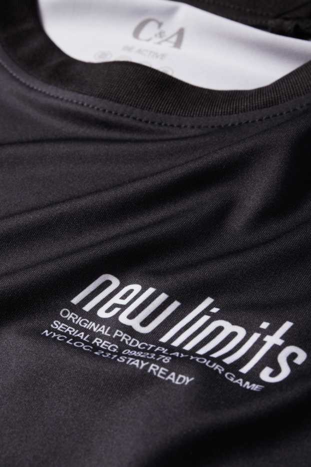 Children Boys - Technical top - patterned - black