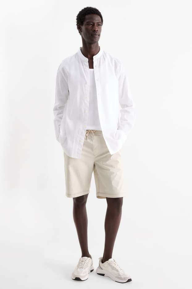 Heren - Korte broek - licht beige
