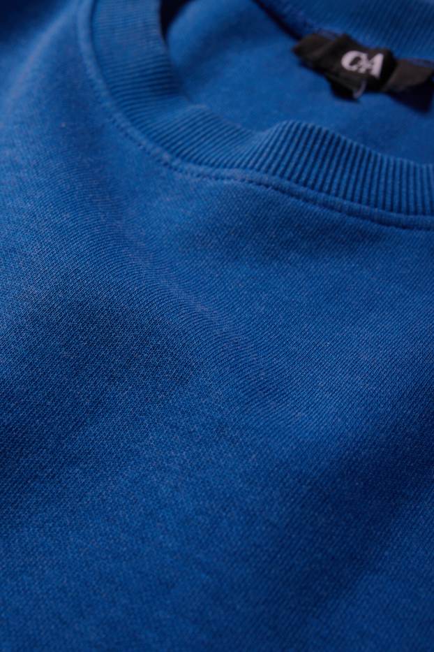 Dames - T-shirt-jurk - blauw