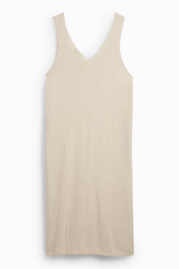 Women - Beach dress - light beige