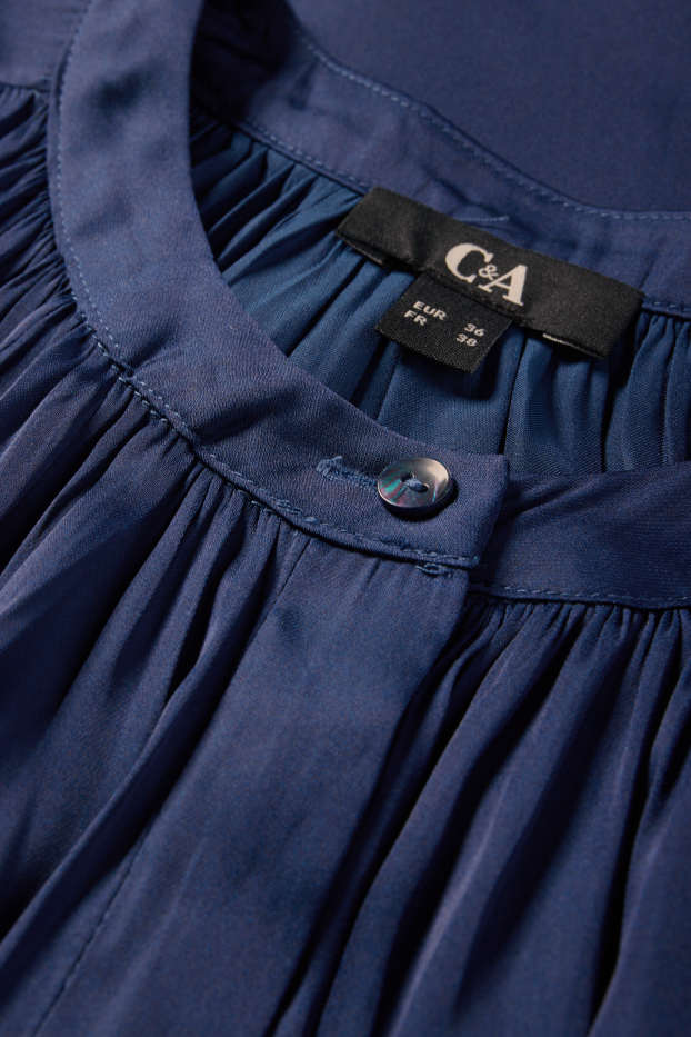 Femmes - Chemisier sans manches - bleu foncé